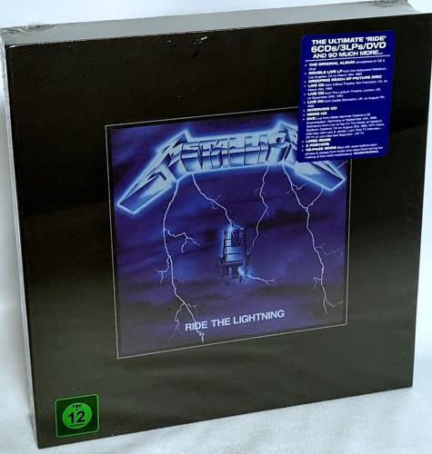 【Sealed】llica Ride the Lightning Box Metallica ‎– Ride The Lightning - CD LONGBOX USA